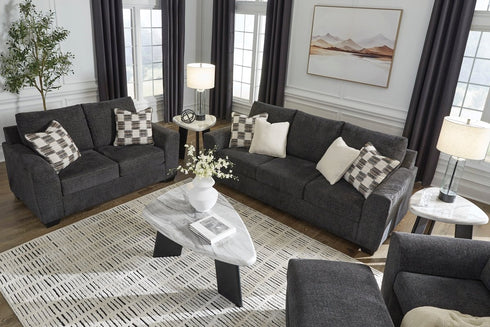 Loreo Ebony Sofa & Loveseat - WCC Furniture & Mattress Center Lafayette & Lake Charles
