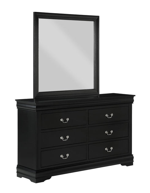 Louis Philip Black Bed - WCC Furniture & Mattress Center Lafayette & Lake Charles