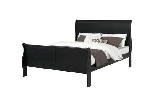Louis Philip Black Bed - WCC Furniture & Mattress Center Lafayette & Lake Charles