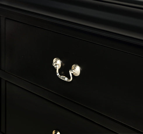 Louis Philip Black Bed - WCC Furniture & Mattress Center Lafayette & Lake Charles