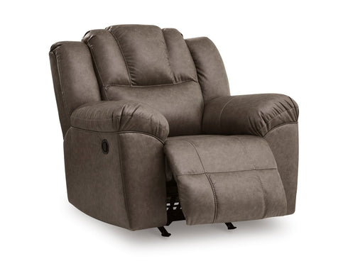 Lowilla Driftwood Recliner - WCC Furniture & Mattress Center Lafayette & Lake Charles