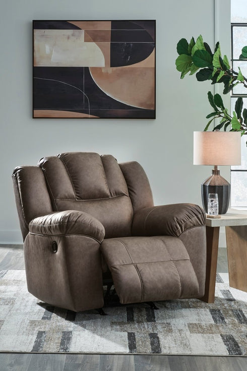 Lowilla Driftwood Recliner - WCC Furniture & Mattress Center Lafayette & Lake Charles