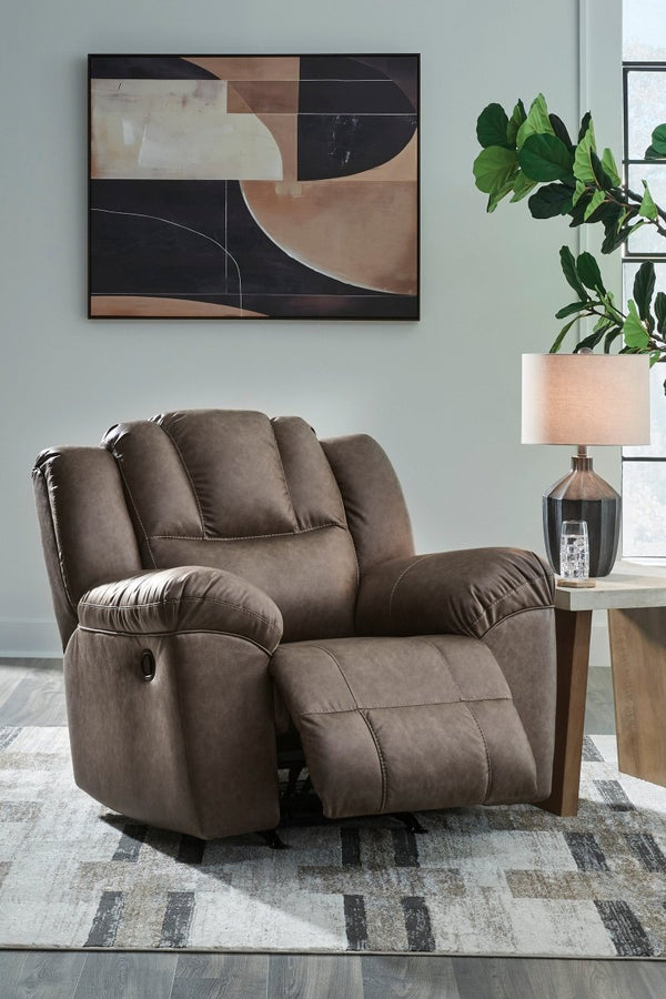 Lowilla Driftwood Recliner - WCC Furniture & Mattress Center Lafayette & Lake Charles