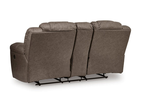 Lowilla Driftwood Reclining Loveseat - WCC Furniture & Mattress Center Lafayette & Lake Charles