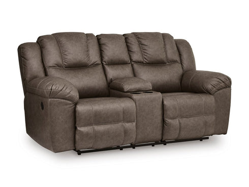 Lowilla Driftwood Reclining Loveseat - WCC Furniture & Mattress Center Lafayette & Lake Charles