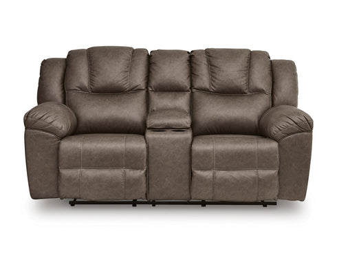 Lowilla Driftwood Reclining Loveseat - WCC Furniture & Mattress Center Lafayette & Lake Charles