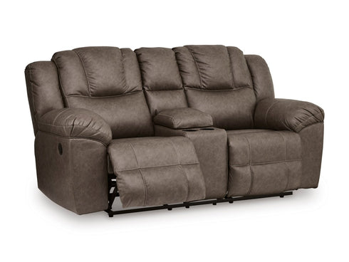 Lowilla Driftwood Reclining Loveseat - WCC Furniture & Mattress Center Lafayette & Lake Charles