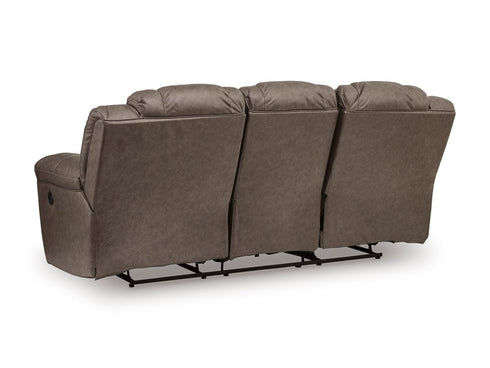 Lowilla Driftwood Reclining Sofa - WCC Furniture & Mattress Center Lafayette & Lake Charles