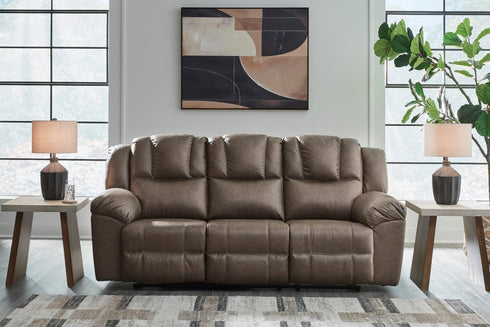 Lowilla Driftwood Reclining Sofa - WCC Furniture & Mattress Center Lafayette & Lake Charles