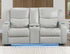 Luna Ice Power Reclining Loveseat w/ Console & Bluetooth Audio - WCC Furniture & Mattress Center Lafayette & Lake Charles