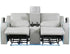 Luna Ice Power Reclining Loveseat w/ Console & Bluetooth Audio - WCC Furniture & Mattress Center Lafayette & Lake Charles