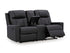 Mackmenville Carbon Reclining Loveseat w/ Console - WCC Furniture & Mattress Center Lafayette & Lake Charles