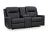 Mackmenville Carbon Reclining Loveseat w/ Console - WCC Furniture & Mattress Center Lafayette & Lake Charles