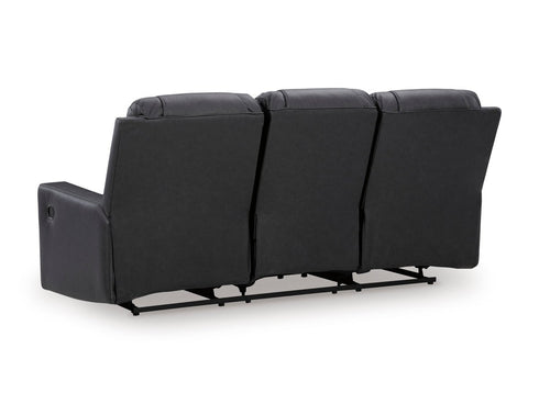 Mackmenville Carbon Reclining Sofa - WCC Furniture & Mattress Center Lafayette & Lake Charles
