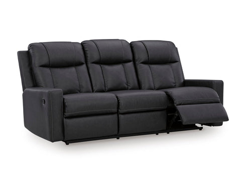 Mackmenville Carbon Reclining Sofa - WCC Furniture & Mattress Center Lafayette & Lake Charles