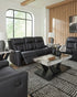 Mackmenville Carbon Reclining Sofa - WCC Furniture & Mattress Center Lafayette & Lake Charles