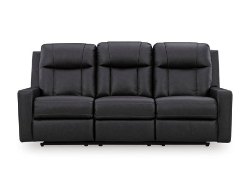 Mackmenville Carbon Reclining Sofa - WCC Furniture & Mattress Center Lafayette & Lake Charles