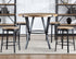 Magnolia Black/Sand 5 Piece Round Counter Height Dining Set - WCC Furniture & Mattress Center Lafayette & Lake Charles