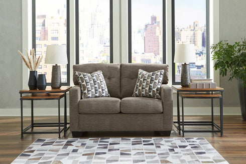 Mahoney Chocolate Loveseat - WCC Furniture & Mattress Center Lafayette & Lake Charles