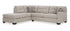 Mahoney Pebble Full Sleeper Sectional w/ LAF Chaise - WCC Furniture & Mattress Center Lafayette & Lake Charles
