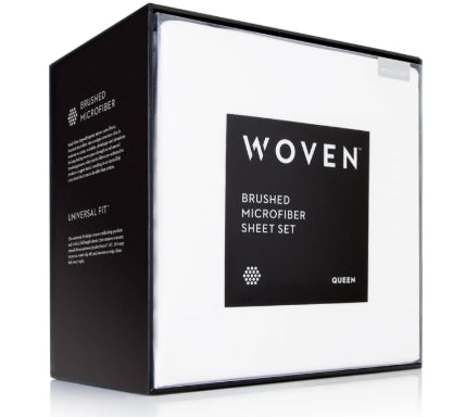 Brushed Microfiber White Sheet Set