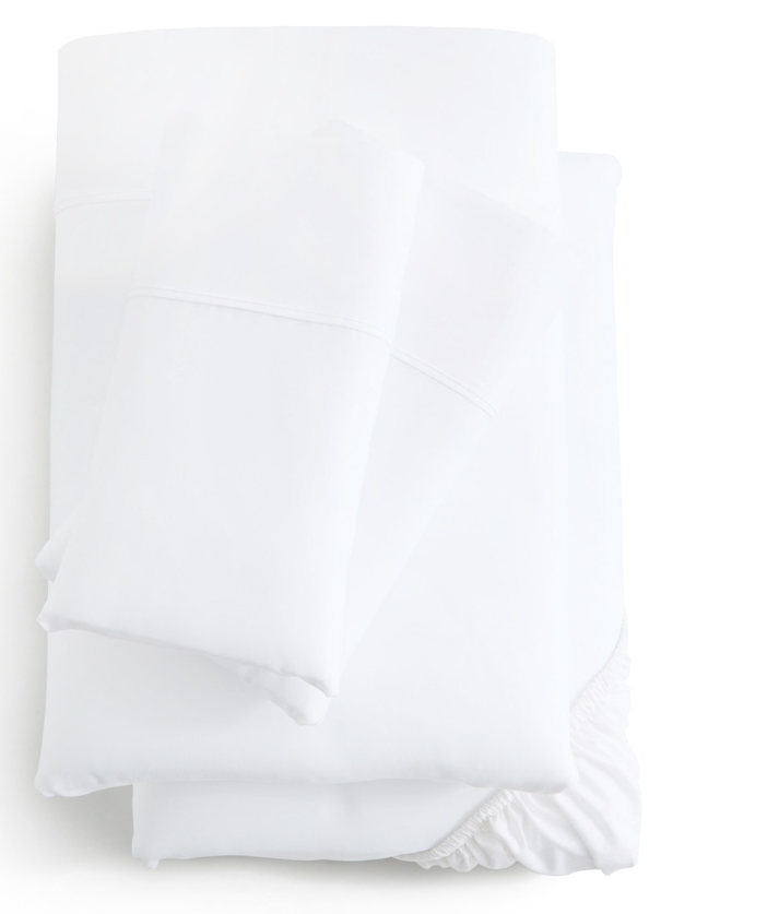 Brushed Microfiber White Sheet Set