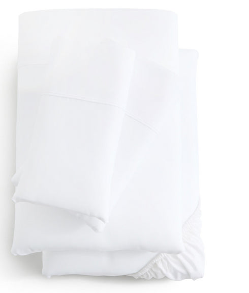 Brushed Microfiber White Sheet Set
