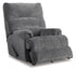 Man Fort Graphite Rocker Recliner - WCC Furniture & Mattress Center Lafayette & Lake Charles