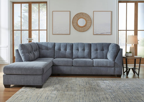 Marleton Denim LAF Chaise Sectional - WCC Furniture & Mattress Center Lafayette & Lake Charles