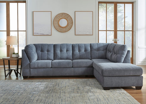 Marleton Denim RAF Chaise Sectional - WCC Furniture & Mattress Center Lafayette & Lake Charles