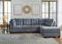 Marleton Denim RAF Chaise Sectional - WCC Furniture & Mattress Center Lafayette & Lake Charles