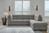 Marleton Gray RAF Chaise Sectional - WCC Furniture & Mattress Center Lafayette & Lake Charles