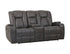 Marlow Charcoal Manual Reclining Loveseat w/ Console - WCC Furniture & Mattress Center Lafayette & Lake Charles