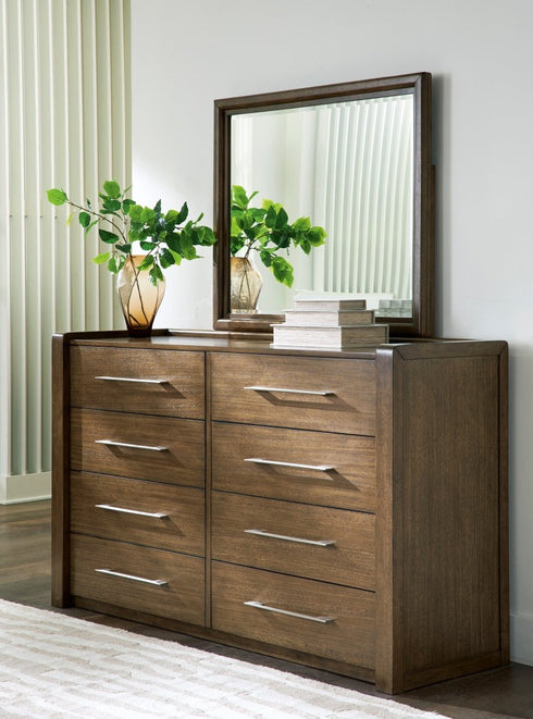 Marxmore Brown Dresser & Mirror - WCC Furniture & Mattress Center Lafayette & Lake Charles