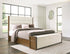 Marxmore Brown Upholstered Storage Bed - WCC Furniture & Mattress Center Lafayette & Lake Charles