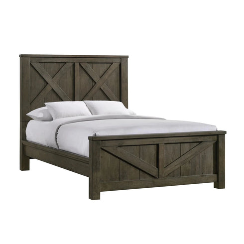 Maverick Grey Panel Bed - WCC Furniture & Mattress Center Lafayette & Lake Charles