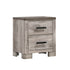 Millers Cove Two-Tone Grey Nightstand