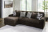 Midnight Madness Chocolate LAF Sofa Chaise - WCC Furniture & Mattress Center Lafayette & Lake Charles