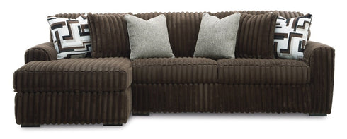 Midnight Madness Chocolate LAF Sofa Chaise - WCC Furniture & Mattress Center Lafayette & Lake Charles