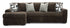 Midnight Madness Chocolate LAF Sofa Chaise - WCC Furniture & Mattress Center Lafayette & Lake Charles