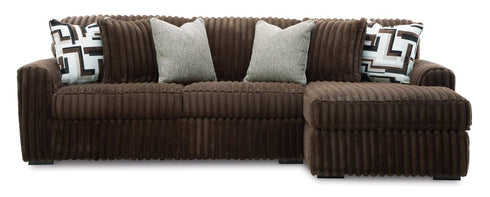 Midnight Madness Chocolate RAF Sofa Chaise - WCC Furniture & Mattress Center Lafayette & Lake Charles