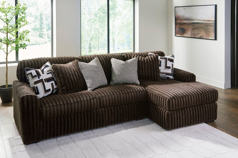 Midnight Madness Chocolate RAF Sofa Chaise - WCC Furniture & Mattress Center Lafayette & Lake Charles