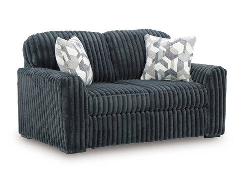 Midnight Madness Gunmetal Loveseat - WCC Furniture & Mattress Center Lafayette & Lake Charles