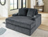 Midnight Madness Gunmetal Oversized Chaise Chair - WCC Furniture & Mattress Center Lafayette & Lake Charles
