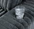 Midnight Madness Gunmetal Oversized Chaise Chair - WCC Furniture & Mattress Center Lafayette & Lake Charles
