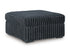 Midnight Madness Gunmetal Oversized Ottoman - WCC Furniture & Mattress Center Lafayette & Lake Charles
