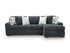 Midnight Madness Gunmetal RAF Sofa Chaise - WCC Furniture & Mattress Center Lafayette & Lake Charles