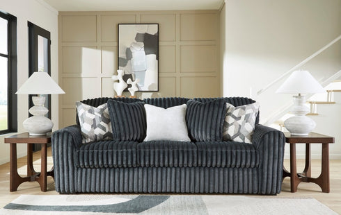Midnight Madness Gunmetal Sofa - WCC Furniture & Mattress Center Lafayette & Lake Charles