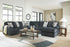 Midnight Madness RAF Chaise U Shaped Gunmetal Sectional - WCC Furniture & Mattress Center Lafayette & Lake Charles