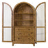 Mitchell Smooth Pecan Display Cabinet - WCC Furniture & Mattress Center Lafayette & Lake Charles